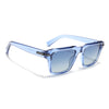 Blue Wayfarer Polarized Sunglasses | Black Lens - PMG7963