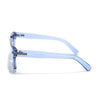 Blue Wayfarer Polarized Sunglasses | Black Lens - PMG7963