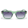 Green Wayfarer Polarized Sunglasses | Black Lens - PMG7964