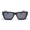 Black Wayfarer Polarized Sunglasses | Black Lens - PMG7867
