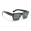 Black Wayfarer Polarized Sunglasses | Green Lens - PMG7868