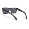 Grey Wayfarer Polarized Sunglasses | Black Lens - PMG7869