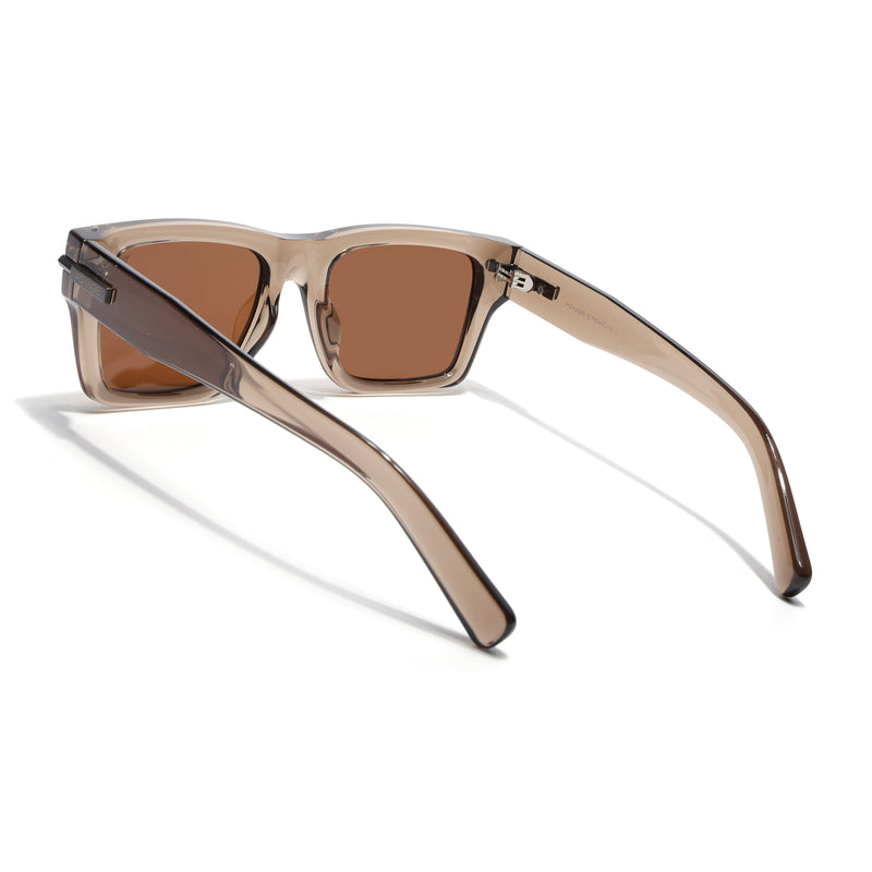 Brown Wayfarer Polarized Sunglasses | Brown Lens - PMG7870