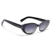 Black Cateye Polarized Sunglasses | Grey Lens - PMG7937