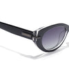 Black Cateye Polarized Sunglasses | Grey Lens - PMG7937
