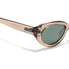 Brown Cateye Polarized Sunglasses | Green Lens - PMG7939