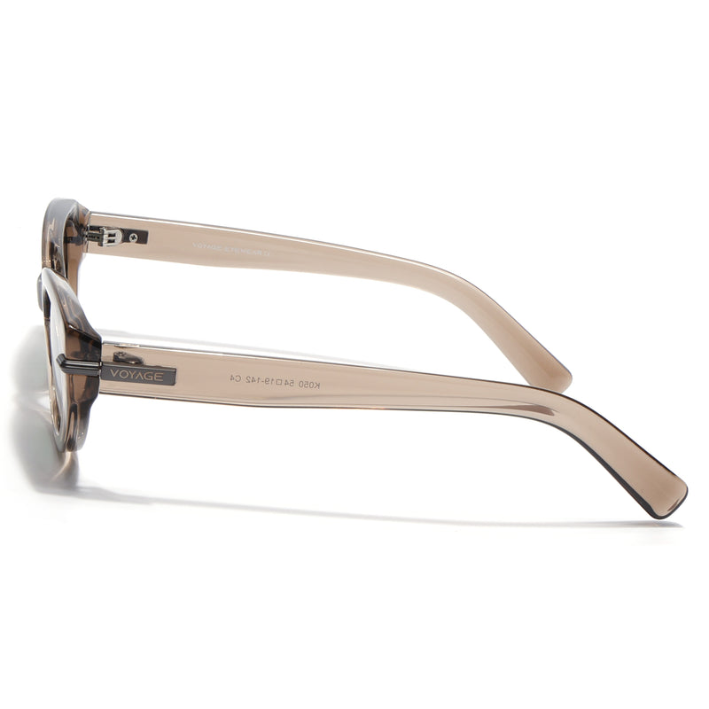 Brown Cateye Polarized Sunglasses | Green Lens - PMG7939