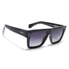 Black Wayfarer Polarized Sunglasses | Black Lens - PMG7947