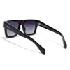 Black Wayfarer Polarized Sunglasses | Black Lens - PMG7947