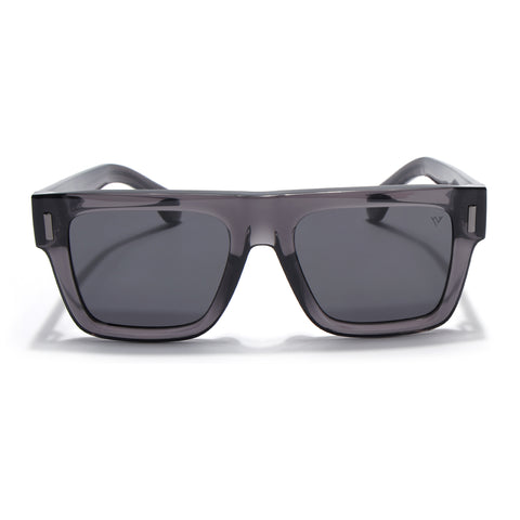 Grey Wayfarer Polarized Sunglasses | Grey Lens - PMG7949