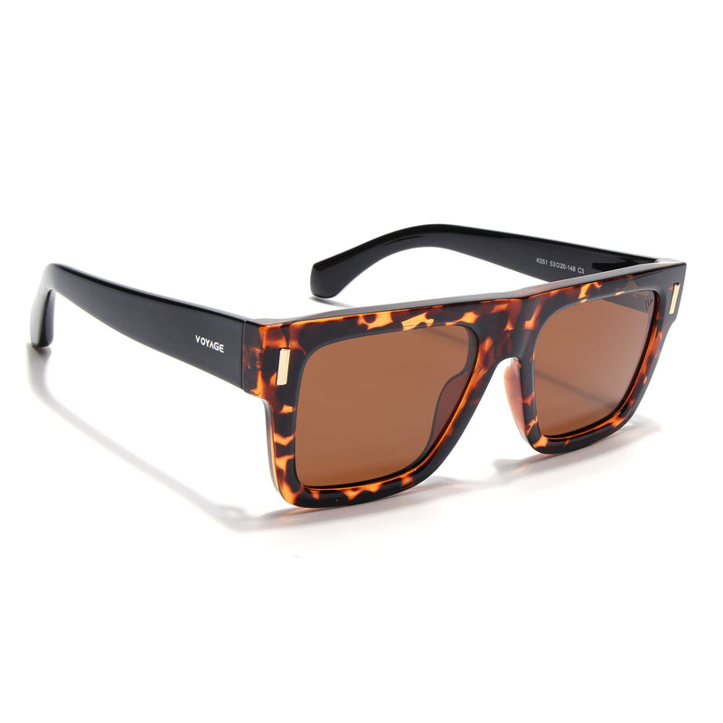 Demi Brown Wayfarer Polarized Sunglasses | Brown Lens - PMG7950