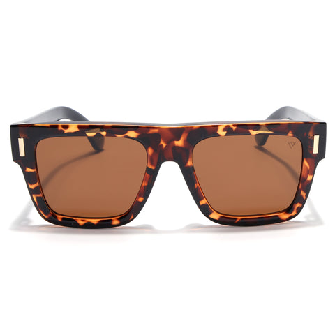 Demi Brown Wayfarer Polarized Sunglasses | Brown Lens - PMG7950