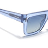 Blue Wayfarer Polarized Sunglasses | Black Lens - PMG7951