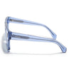 Blue Wayfarer Polarized Sunglasses | Black Lens - PMG7951