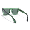 Green Wayfarer Polarized Sunglasses | Green Lens - PMG7952
