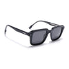 Cyrus 55 | Black Square Polarized Sunglasses | Black Lens - PMG7909