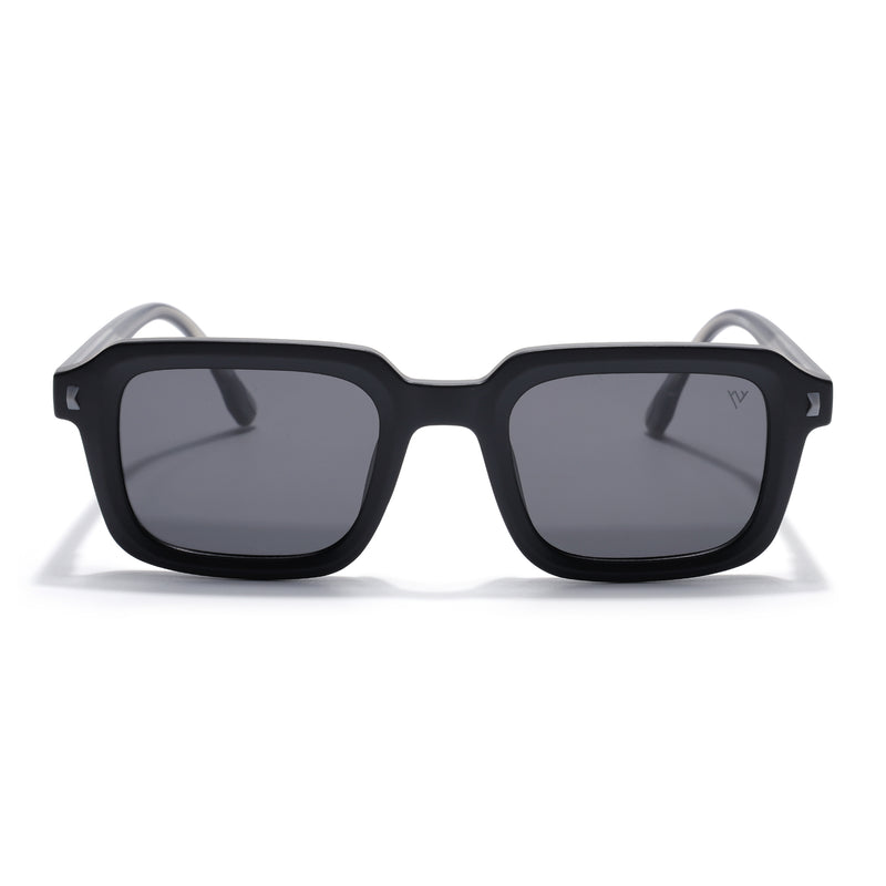 Cyrus 55 | Black Square Polarized Sunglasses | Black Lens - PMG7909