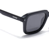 Cyrus 55 | Black Square Polarized Sunglasses | Black Lens - PMG7909
