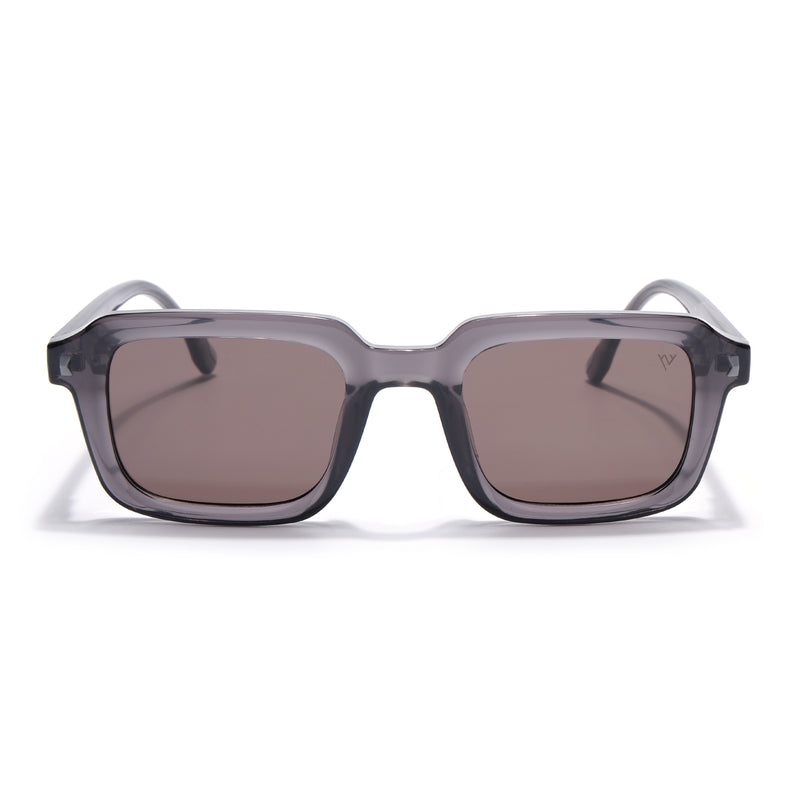Cyrus 55 | Grey Square Polarized Sunglasses | Grey Lens - PMG7912