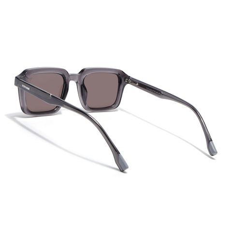 Cyrus 55 | Grey Square Polarized Sunglasses | Grey Lens - PMG7912