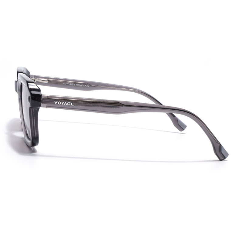 Cyrus 55 | Grey Square Polarized Sunglasses | Grey Lens - PMG7912
