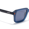 Cyrus 55 | Blue Square Polarized Sunglasses | Blue Lens - PMG7913