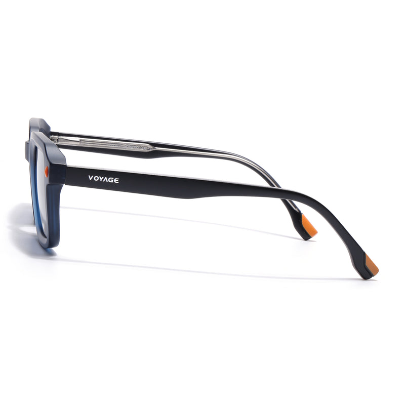 Cyrus 55 | Blue Square Polarized Sunglasses | Blue Lens - PMG7913