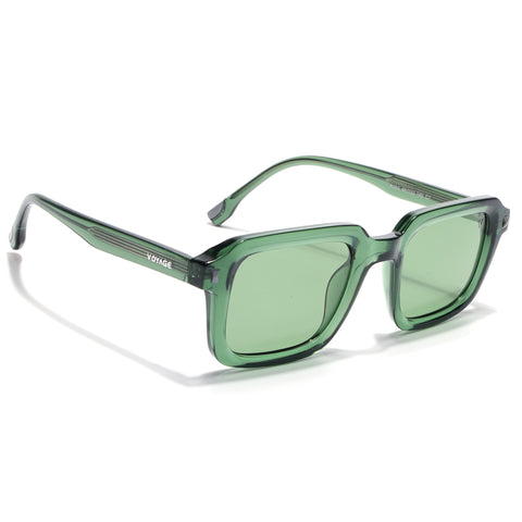 Cyrus 55 | Green Square Polarized Sunglasses | Green Lens - PMG7914