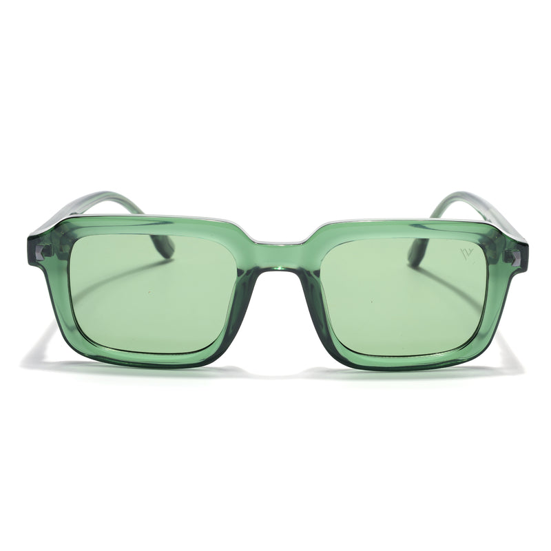Cyrus 55 | Green Square Polarized Sunglasses | Green Lens - PMG7914