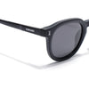 Cyrus 54 | Black Round Polarized Sunglasses | Black Lens - PMG7920