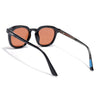 Cyrus 54 | Black Round Polarized Sunglasses | Orange Lens - PMG7922