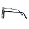 Cyrus 54 | Black Round Polarized Sunglasses | Orange Lens - PMG7922