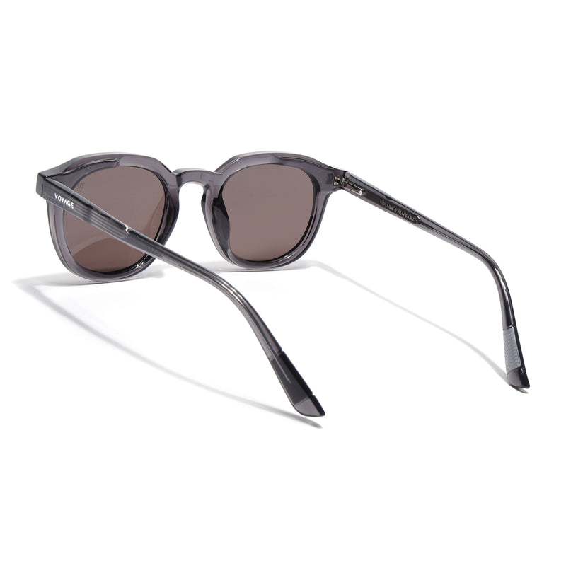 Cyrus 54 | Grey Round Polarized Sunglasses | Grey Lens - PMG7923