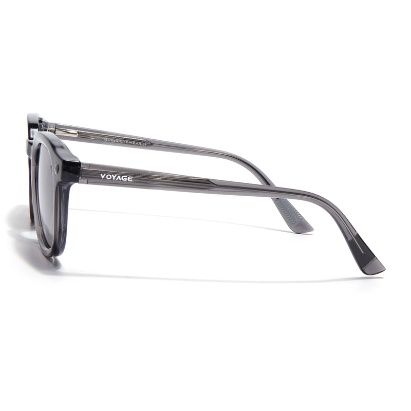 Cyrus 54 | Grey Round Polarized Sunglasses | Grey Lens - PMG7923