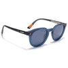 Cyrus 54 | Blue Round Polarized Sunglasses | Blue Lens - PMG7924