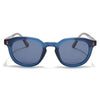 Cyrus 54 | Blue Round Polarized Sunglasses | Blue Lens - PMG7924