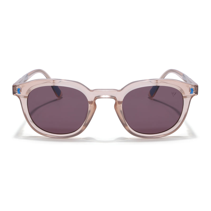 Cyrus 54 | Brown Round Polarized Sunglasses | Brown Lens - PMG7925