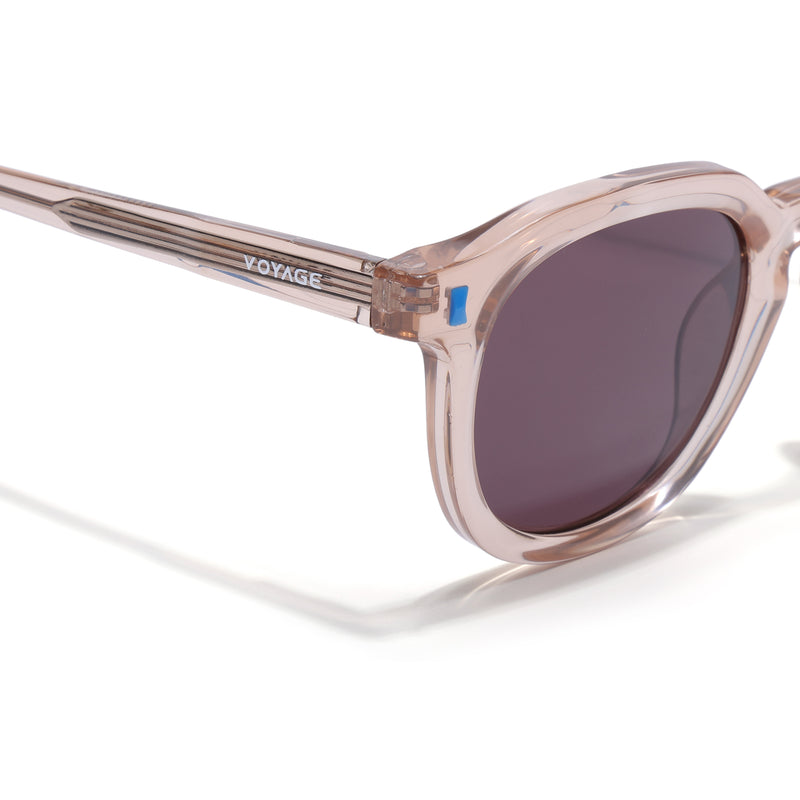 Cyrus 54 | Brown Round Polarized Sunglasses | Brown Lens - PMG7925