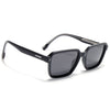 Cyrus 53 | Black Rectangle Polarized Sunglasses | Black Lens - PMG7941