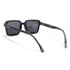 Cyrus 53 | Black Rectangle Polarized Sunglasses | Black Lens - PMG7941