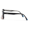 Cyrus 53 | Black Rectangle Polarized Sunglasses | Brown Lens - PMG7943