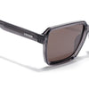 Cyrus 53 | Grey Rectangle Polarized Sunglasses | Grey Lens - PMG7944