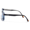 Cyrus 53 | Blue Rectangle Polarized Sunglasses | Blue Lens - PMG7945
