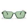 Cyrus 53 | Green Rectangle Polarized Sunglasses | Green Lens - PMG7946