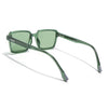 Cyrus 53 | Green Rectangle Polarized Sunglasses | Green Lens - PMG7946