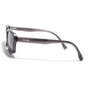 Cyrus 52 | Grey Rectangle Polarized Sunglasses | Black Lens - PMG7890