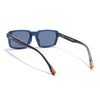 Cyrus 52 | Blue Rectangle Polarized Sunglasses | Blue Lens - PMG7894