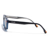 Cyrus 52 | Blue Rectangle Polarized Sunglasses | Blue Lens - PMG7894