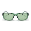 Cyrus 52 | Green Rectangle Polarized Sunglasses | Green Lens - PMG7895