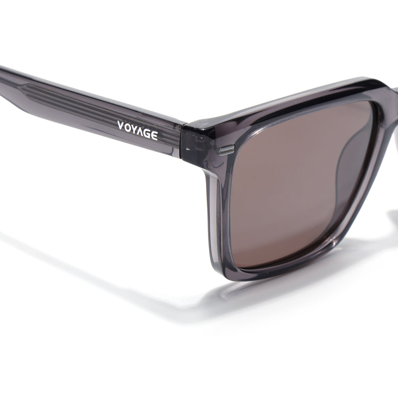 Cyrus 51 | Grey Wayfarer Polarized Sunglasses | Grey Lens - PMG7855